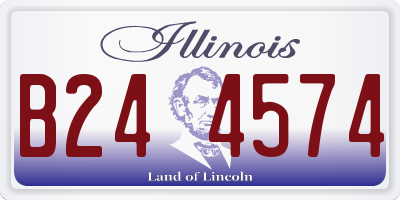 IL license plate B244574