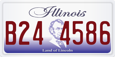 IL license plate B244586