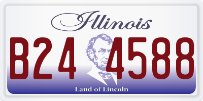 IL license plate B244588