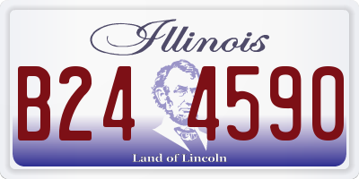 IL license plate B244590