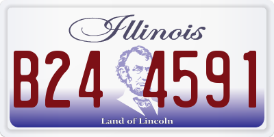 IL license plate B244591