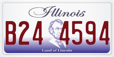 IL license plate B244594