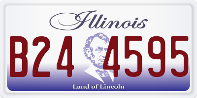 IL license plate B244595