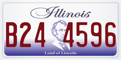 IL license plate B244596