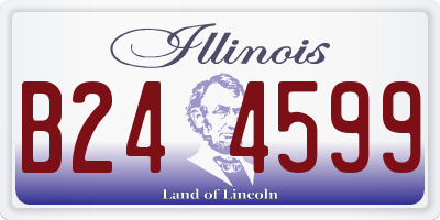 IL license plate B244599