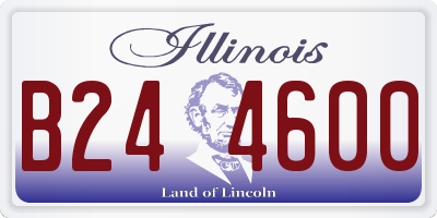 IL license plate B244600