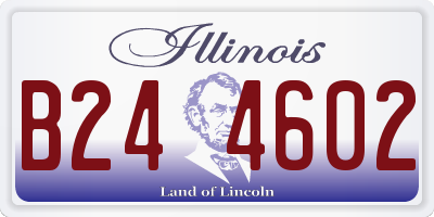 IL license plate B244602