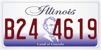 IL license plate B244619