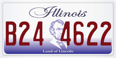 IL license plate B244622