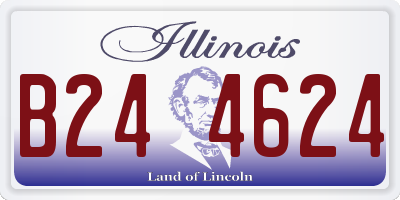 IL license plate B244624