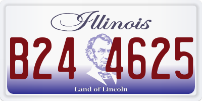 IL license plate B244625