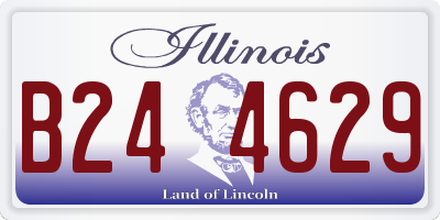 IL license plate B244629