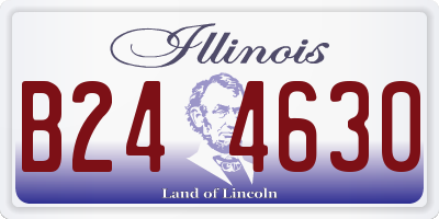 IL license plate B244630