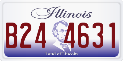 IL license plate B244631