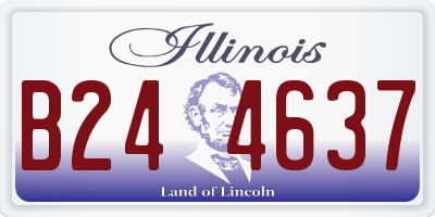 IL license plate B244637