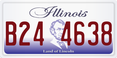 IL license plate B244638