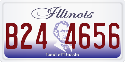 IL license plate B244656