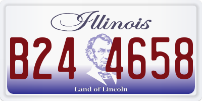 IL license plate B244658