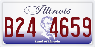 IL license plate B244659