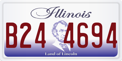 IL license plate B244694