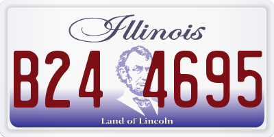 IL license plate B244695