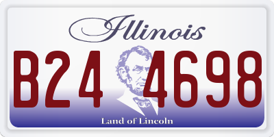 IL license plate B244698