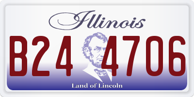 IL license plate B244706