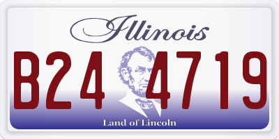IL license plate B244719