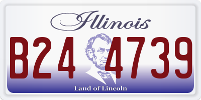 IL license plate B244739
