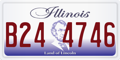 IL license plate B244746