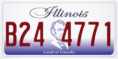 IL license plate B244771