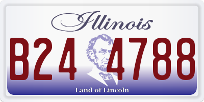 IL license plate B244788