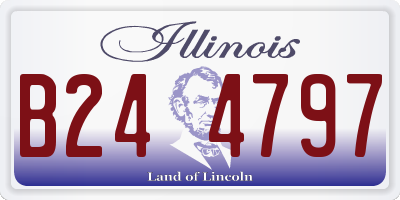 IL license plate B244797