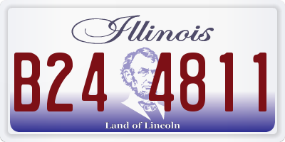 IL license plate B244811