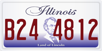 IL license plate B244812