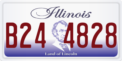 IL license plate B244828
