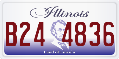 IL license plate B244836