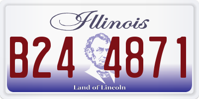 IL license plate B244871
