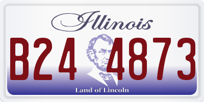 IL license plate B244873