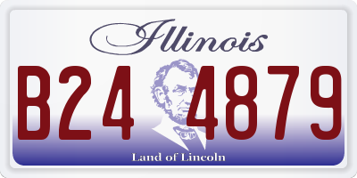 IL license plate B244879