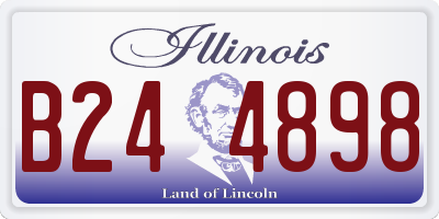 IL license plate B244898