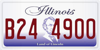 IL license plate B244900