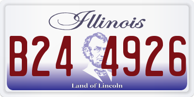 IL license plate B244926