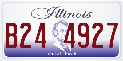 IL license plate B244927