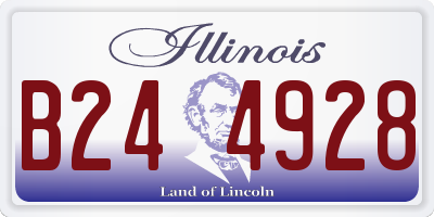 IL license plate B244928