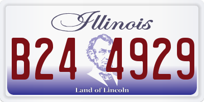 IL license plate B244929