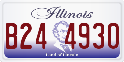 IL license plate B244930