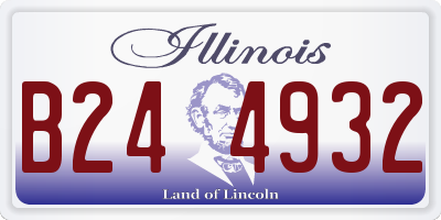 IL license plate B244932