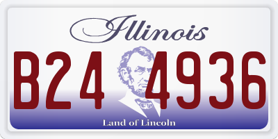 IL license plate B244936