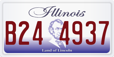 IL license plate B244937